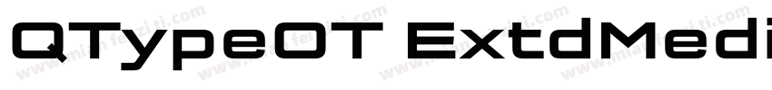 QTypeOT ExtdMedium Regular字体转换